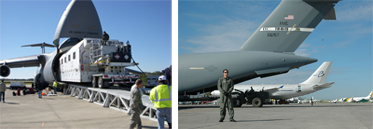Die U.S. Air Force vertraut bei der Positionierung Ihrer Intralogistik auf ARATEC The Positioning Solution System